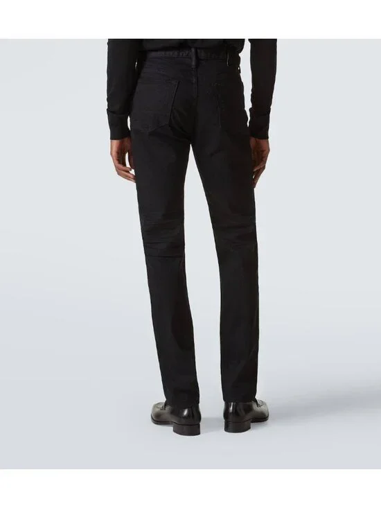 NWT Tom Ford Black Stretch Denim Slim Size 32 $820 - Picture 4 of 16